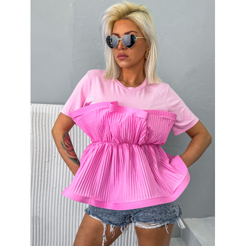 Ružové dámske tričko PRUDY veľkosť: one size